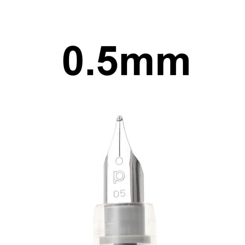 Platinum Preppy Fountain pen Medium nib 0.5mm Blue Black ink - Image 4