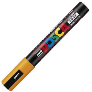 Uniball Posca Marker PC-5M : Bright Yellow (Orange Hue)