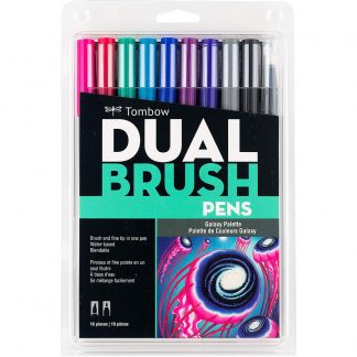 Tombow Dual Brush Pen Galaxy colour 10 pen set