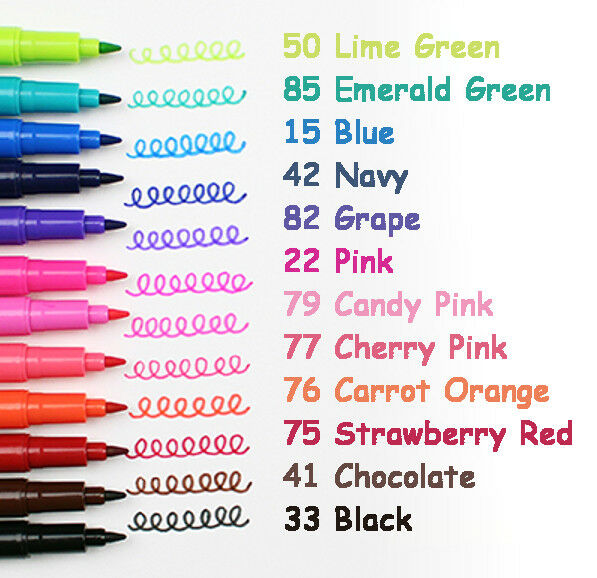 Tombow Play colour K (A.K.A Twintone) Bright colour 12 pen set - Image 4