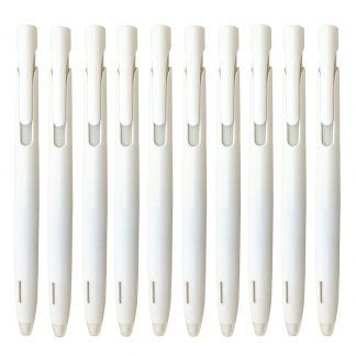 Zebra bLen Ballpoint pen 0.5mm White body Black ink  (10/pk)