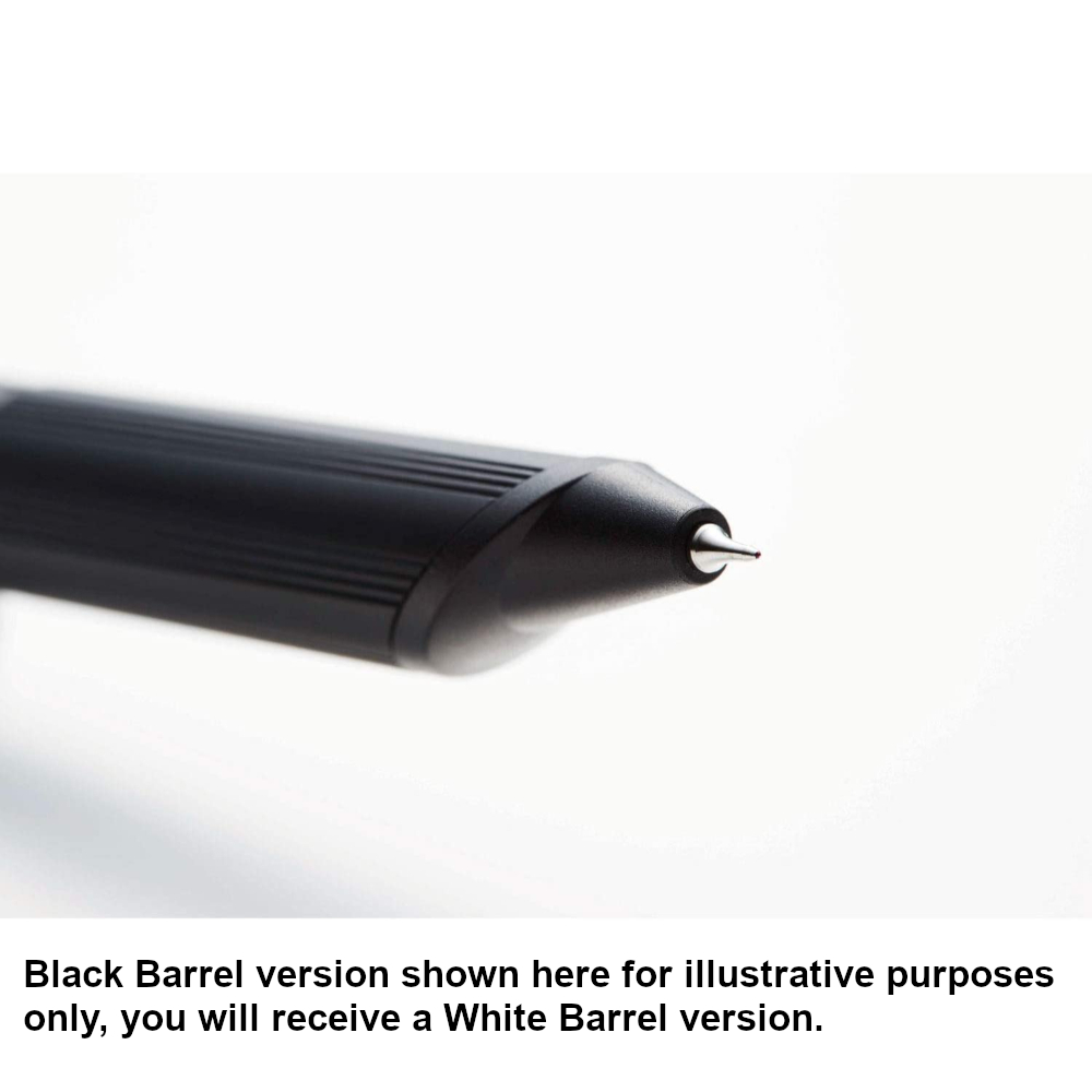 Uniball Jetstream EDGE 3 Multi colour ink pen 0.28mm White Red body (Black, Blue and Red ink) - Image 3