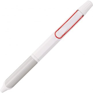 Uniball Jetstream EDGE 3 Multi colour ink pen 0.28mm White Red body (Black, Blue and Red ink)