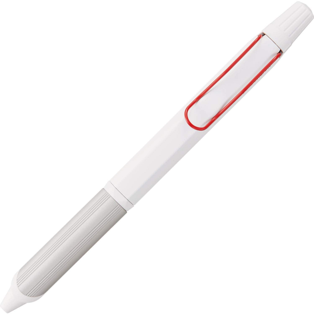 Uniball Jetstream EDGE 3 Multi colour ink pen 0.28mm White Red body (Black, Blue and Red ink)