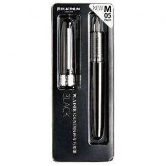 Platinum Plaisir Fountain pen Medium tip 0.5mm : Black