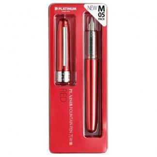 Platinum Plaisir Fountain pen Medium tip 0.5mm : Red