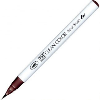 ZIG Kuretake Clean Colour Real Brush Pen 207 Bordeaux Red