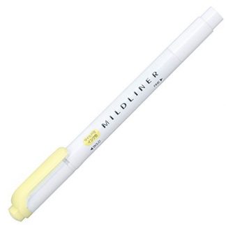 Zebra Mildliner Marker pen : Mild Yellow