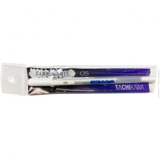 Tachikawa Water based Gel ink Opaque Pure White ballpoint pen 05