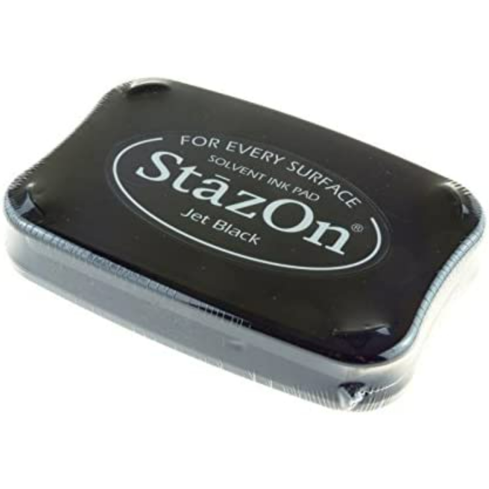 Tsukineko StazOn Solvent ink pad : Jet Black (SZ-31) - Image 5