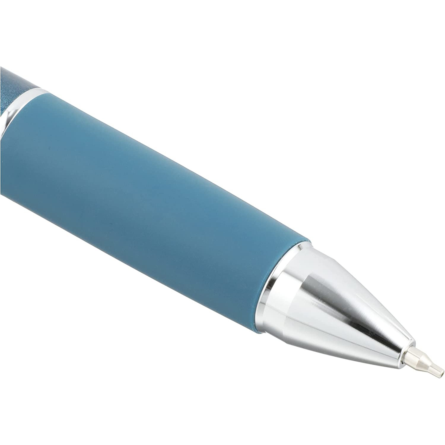 Uniball Jetstream 4 & 1 Multi pen (4 ink 0.5mm pens + 0.5mm Pencil) Teal Blue Barrel - Image 2