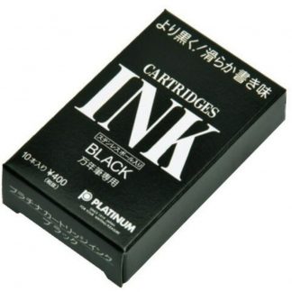 Platinum Fountain pen ink cartridge Black (10/pk)
