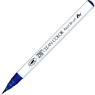 ZIG Kuretake Clean Colour Real Brush Pen 319  Prussian Blue