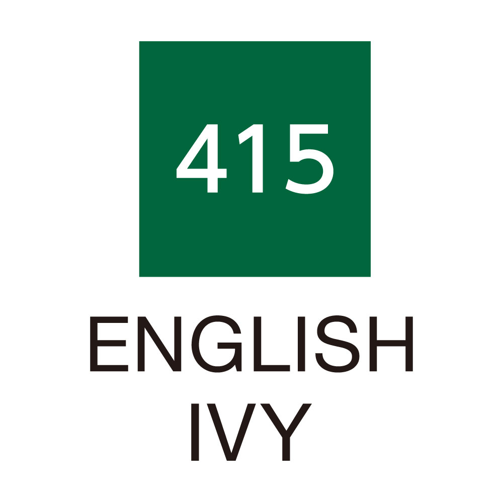 ZIG Kuretake Clean Colour Real Brush Pen 415 English Ivy - Image 2