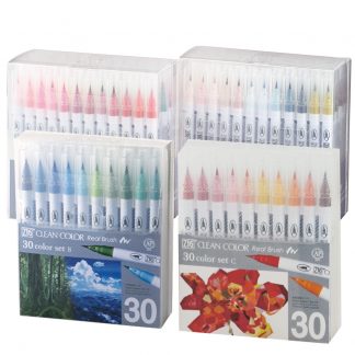 ZIG Kuretake Clean Colour Real Brush pen 180 Colour set