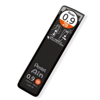 Pentel Ain Mechanical pencil lead pack : 0.9mm 2B  (36/pk)