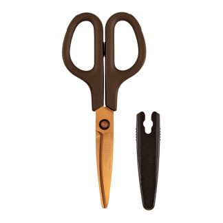 Plus Fitcut CURVE Scissors Premium Titanium : Dark Brown