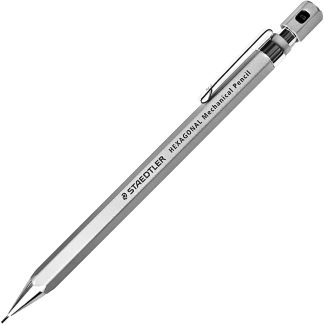 Staedtler Hexagonal Mechanical pencil 925-77 0.5mm Silky Silver