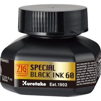ZIG Kuretake SPECIAL BLACK INK 60ml (Cartoonist series)