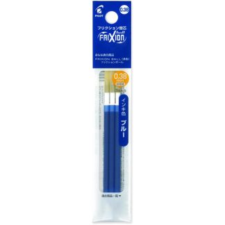 Pilot Frixion Ball Slim 3 colour pen 0.38mm Refill ink (3/pk) Blue