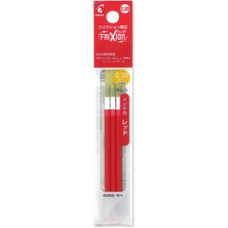 Pilot Frixion Ball Slim 3 colour pen 0.38mm Refill ink (3/pk) Red