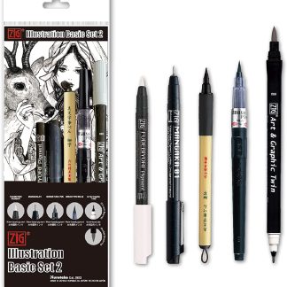 ZIG Kuretake Illustration Basic set 2