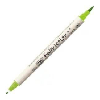 ZIG Kuretake Fabricolor Twin Marker: Light Green 041
