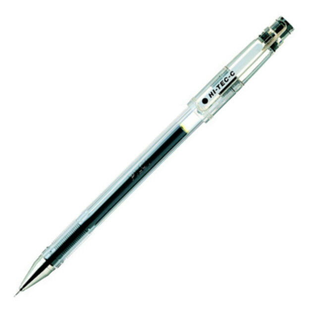 10 pc of Pilot Hi Tec C Pen (Known as G Tec C) 0.3mm Micro fine tip Black - Image 2