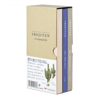 Tombow IROJITEN set of 30 colour pencil 2nd Edition Colour dictionary Woodlands