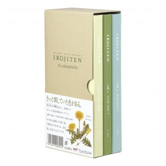 Tombow IROJITEN set of 30 colour pencil 1st Edition Colour dictionary Rainforest