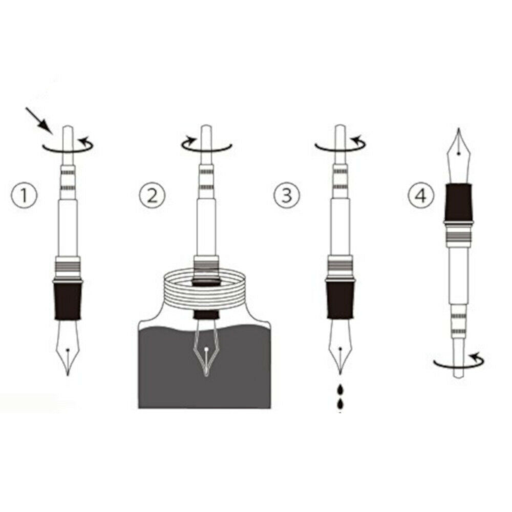 Sailor Fountain pen standard ink converter NATURAL knob - Image 4