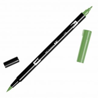 Tombow Dual Brush Yellow Green 158 Dark Olive