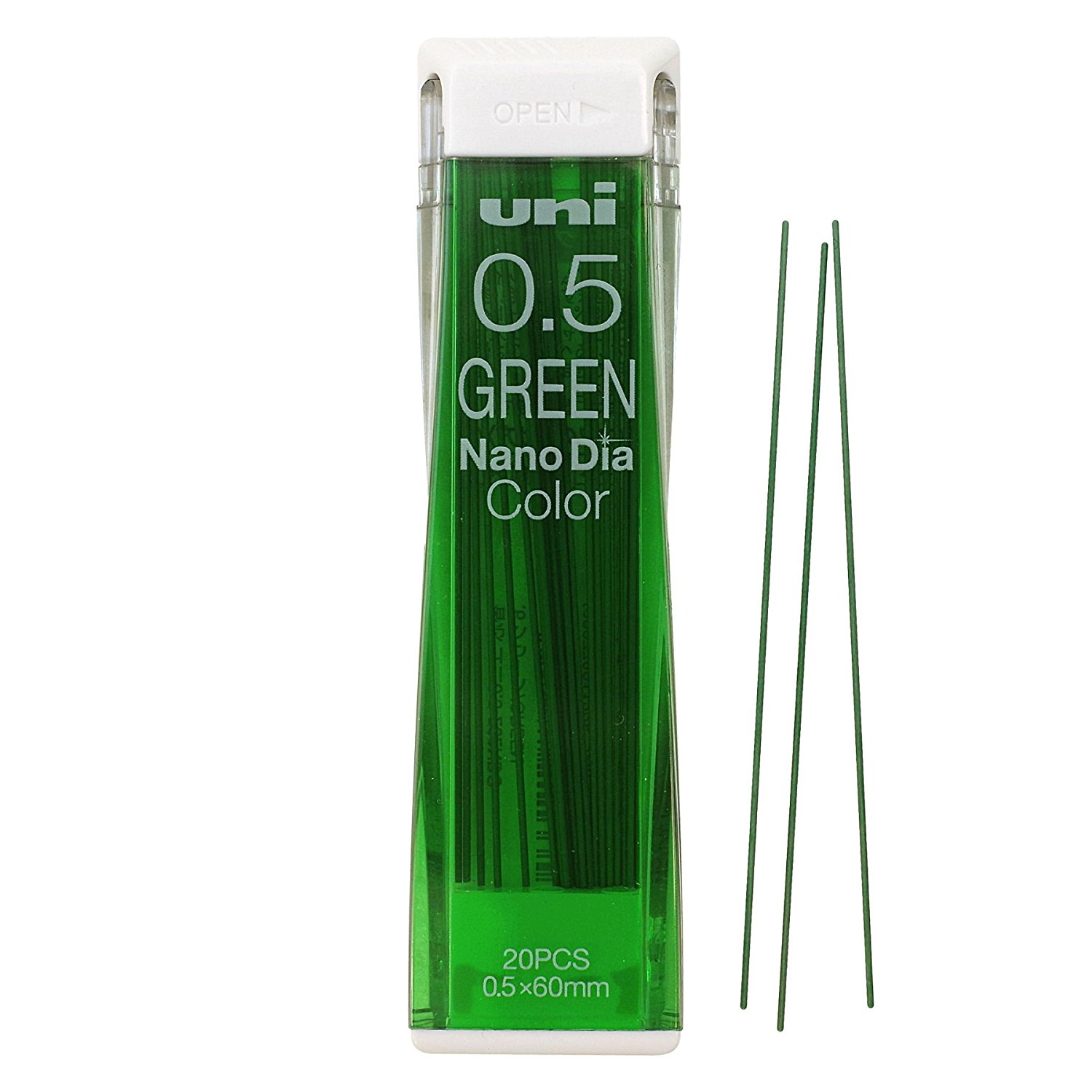 Uniball Nano Dia Mechanical Pencil Lead Green : 0.5mm