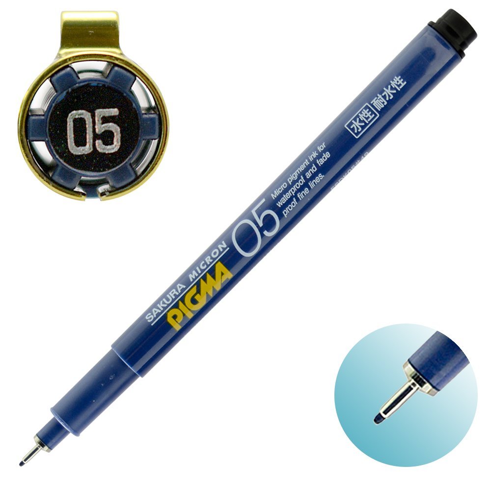 Sakura Pigma Micron Fineliner pen Black : 05