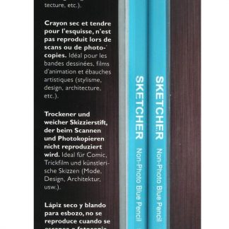 Caran D'Ache Sketcher Non photo blue pencil (2/pk)